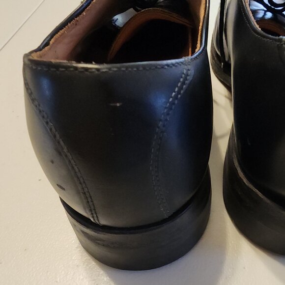 Vintage Black Leather U.S. Navy Service Shoes/Red Wing 101 Postman Oxfords 7 ? main image 8